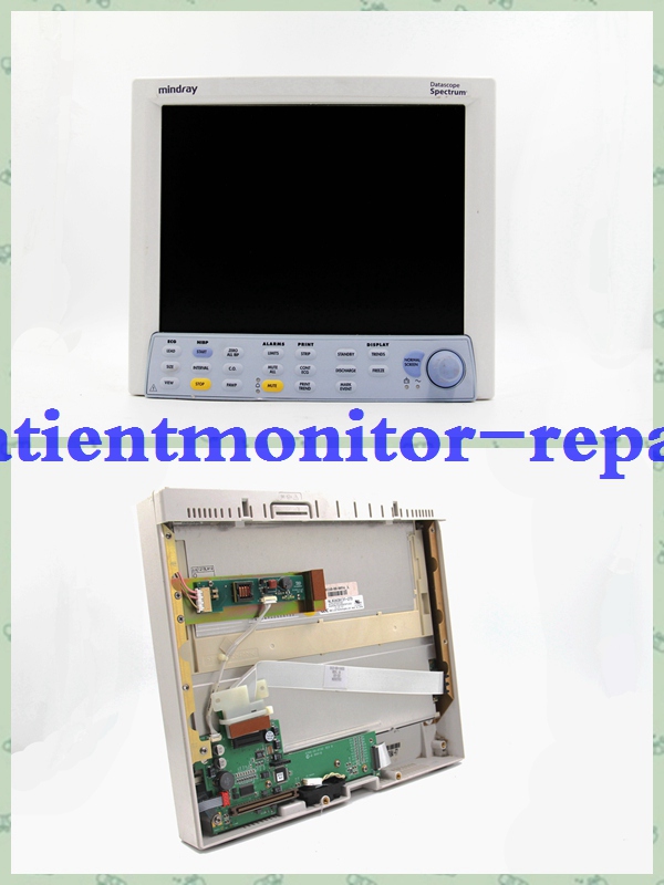 माइंड्रे डेटास्कोप स्पाएक्ट्रम या रोगी मॉनीटर कीपैड के साथ उच्च दबाव प्लेट प्रदर्शित करता है