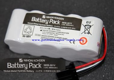 मूल NIHON KOHDEN डिफाइब्रिलेटर बैटरी NKB-301V 12v 2800mAh