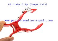 लाल रोगी मॉनिटर मरम्मत भागों GE Limbs क्लिप संगत चिकित्सा उपकरण