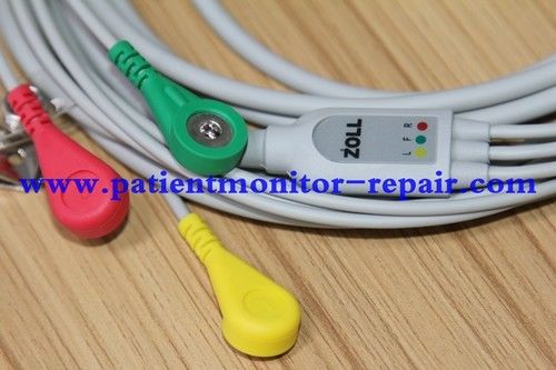 ZOLL ECG CABLE 3LD IEC SHAPS REF 8000-0026 Medical Equipment Accessories